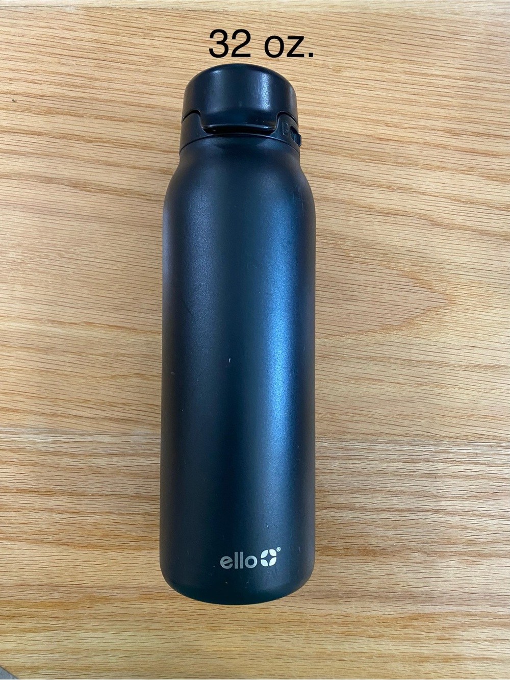 Ello 32 oz Black Insulated Water Bottle